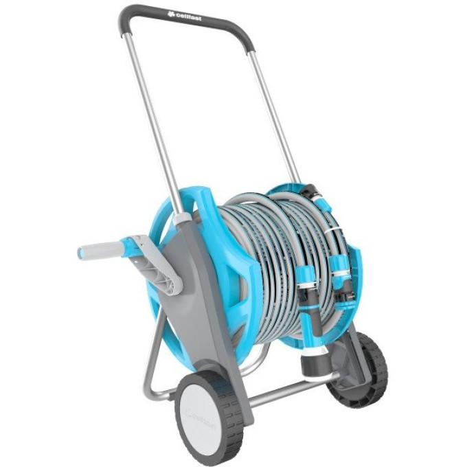 Тележка GARDENA DISCOVER 20 в комплекте со шлангом MULTIFLEX 1/2